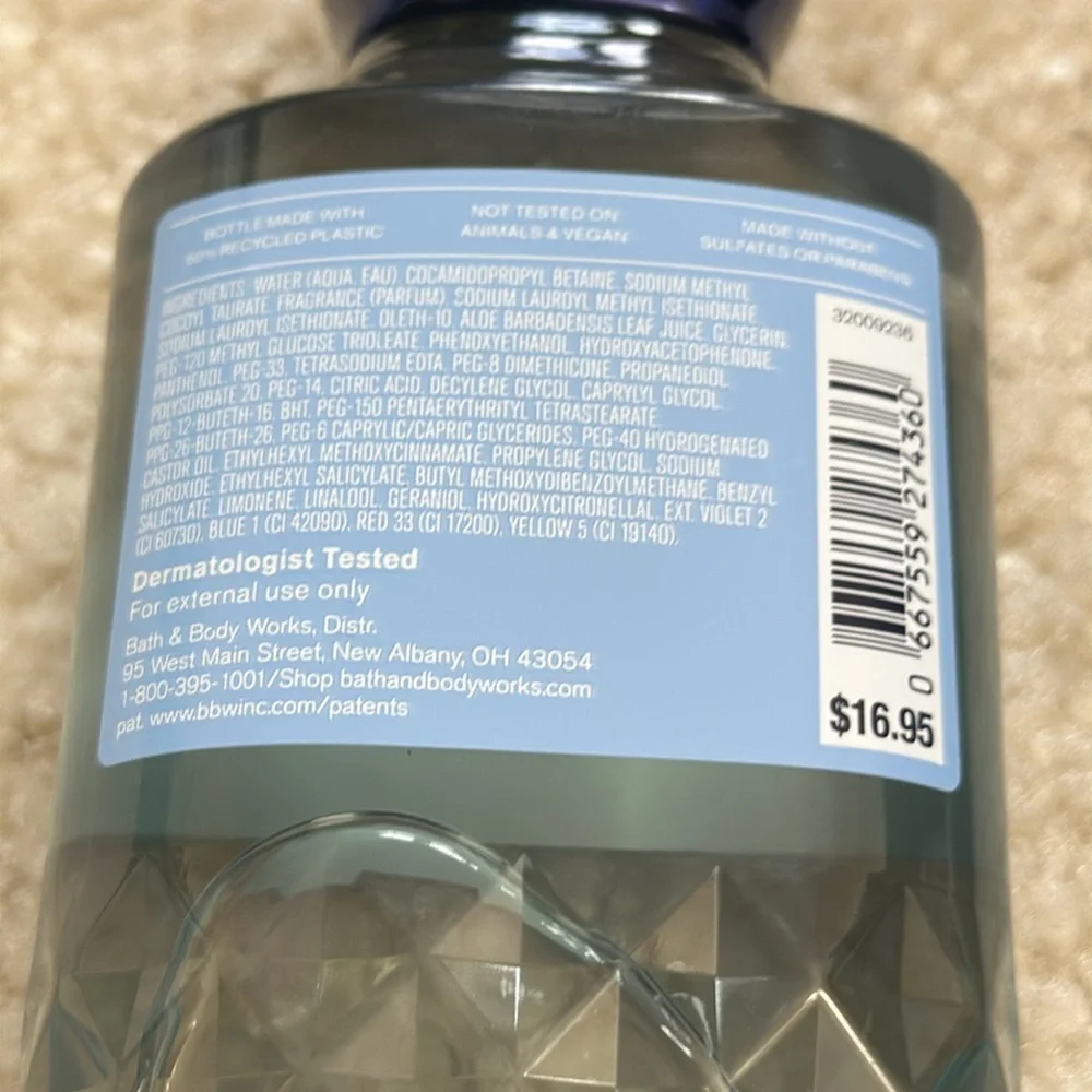 NIB Bath& Body Works Gingham Body Care Set